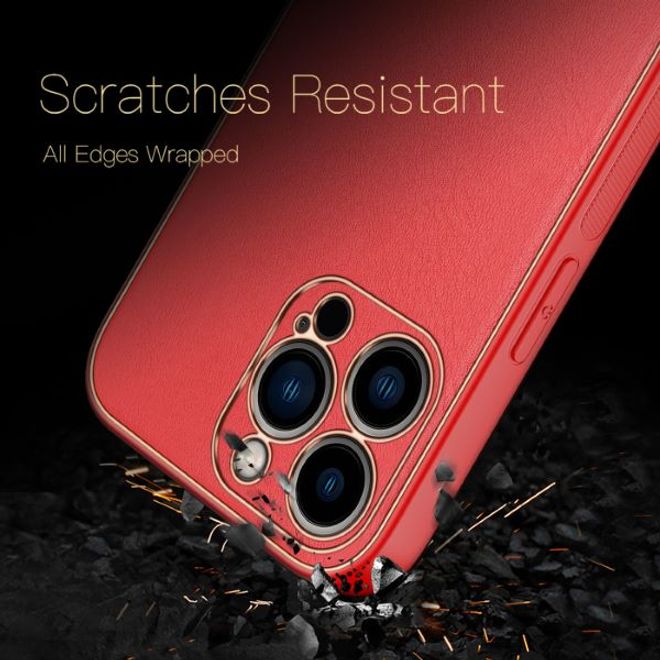 Dux Ducis - iPhone 13 Pro Hülle - Edles Hardcase - Yolo Series - rot