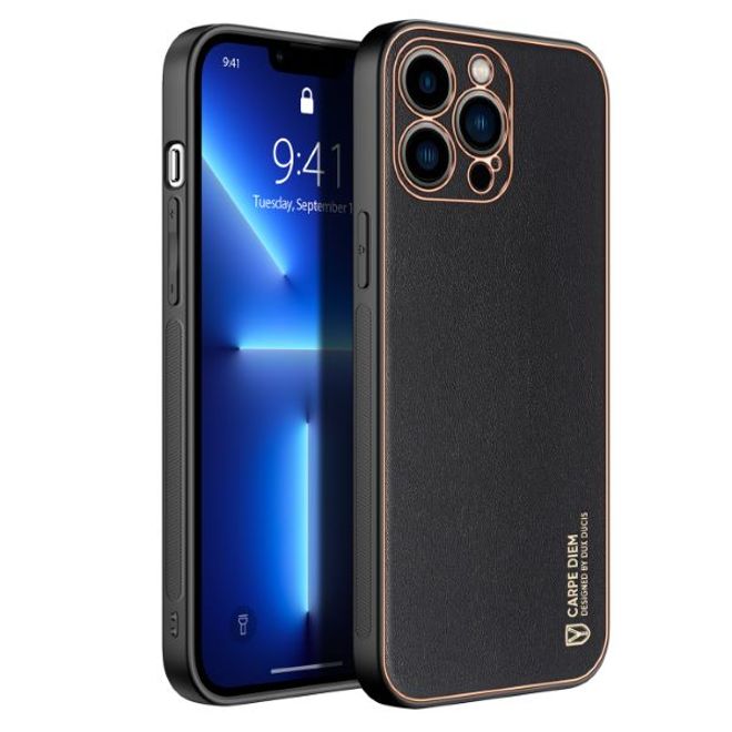 Dux Ducis - iPhone 13 Pro Max Hülle - Edles Hardcase - Yolo Series - schwarz