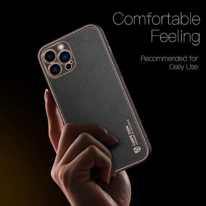 Dux Ducis - iPhone 13 Pro Max Hülle - Edles Hardcase - Yolo Series - schwarz