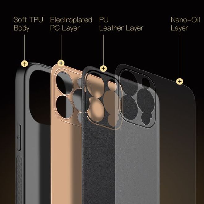Dux Ducis - iPhone 13 Pro Max Hülle - Edles Hardcase - Yolo Series - schwarz