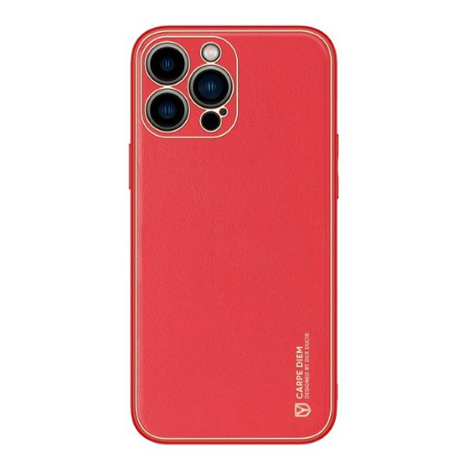 Dux Ducis - iPhone 13 Pro Max Hülle - Edles Hardcase - Yolo Series - rot