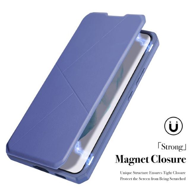 Dux Ducis - Samsung Galaxy S22+ Hülle - Robustes Handy Bookcover - Skin X Series - blau