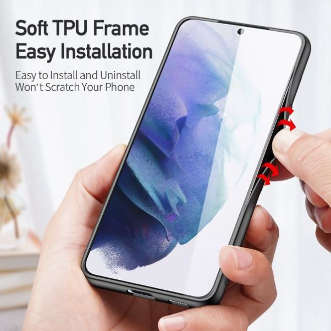 Dux Ducis - Samsung Galaxy S22+ Hülle - Schickes Hardcase - Fino Series - blau