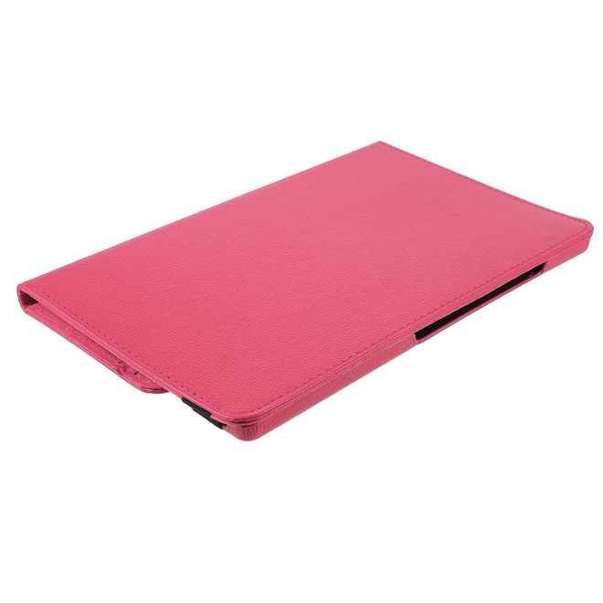 Samsung Galaxy Tab A8 (2021) Hülle - 360° rotierbares Case aus Leder - rosa