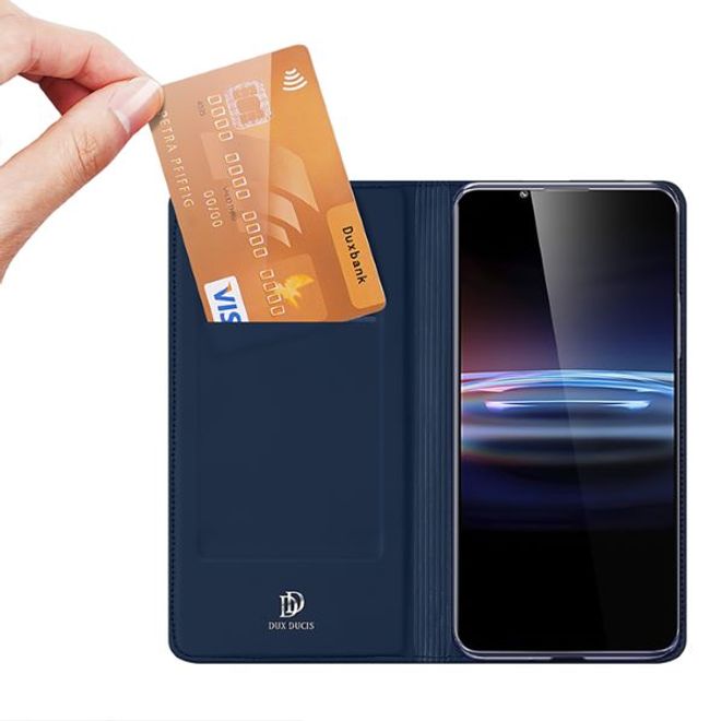 Dux Ducis - Sony Xperia Pro-I Hülle - Handy Bookcover - Skin Pro Series - blau