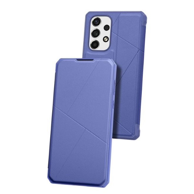 Dux Ducis - Samsung Galaxy A73 5G Hülle - Robustes Handy Bookcover - Skin X Series - blau