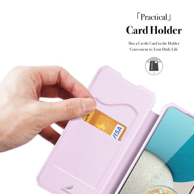 Dux Ducis - Samsung Galaxy A73 5G Hülle - Robustes Handy Bookcover - Skin X Series - pink