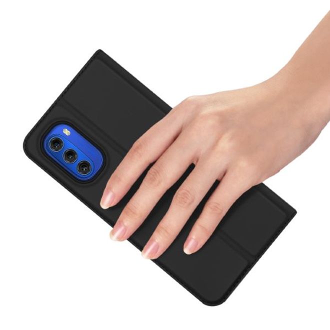 Dux Ducis - Motorola Moto G51 5G Hülle - Handy Bookcover - Skin Pro Series - schwarz