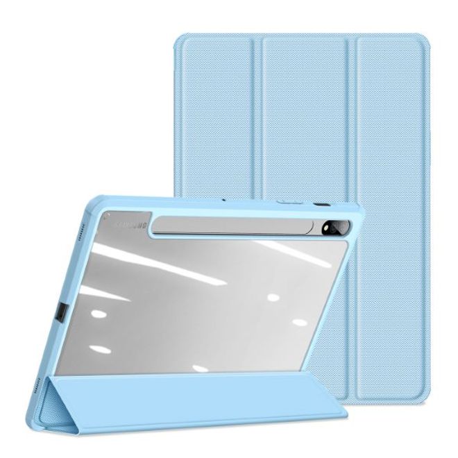 Dux Ducis - Samsung Galaxy Tab S8 / Galaxy Tab S7 Hülle - Leder Bookcover - Toby Series - blau