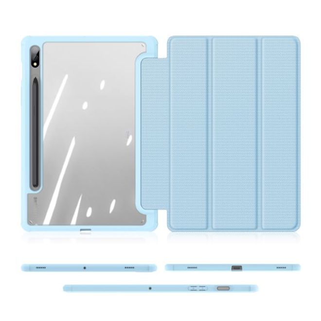 Dux Ducis - Samsung Galaxy Tab S8 / Galaxy Tab S7 Hülle - Leder Bookcover - Toby Series - blau
