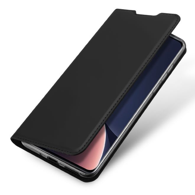 Dux Ducis - Xiaomi 12 Pro Hülle - Handy Bookcover - Skin Pro Series - schwarz