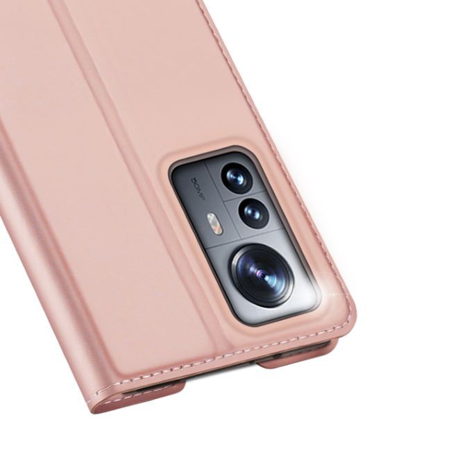 Dux Ducis - Xiaomi 12 Pro Hülle - Handy Bookcover - Skin Pro Series - rosa