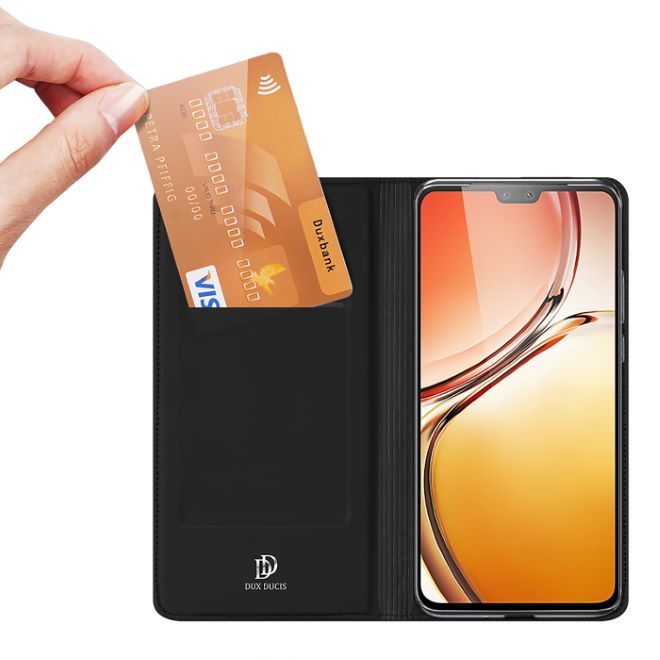 Dux Ducis - vivo V23 5G Hülle - Handy Bookcover - Skin Pro Series - schwarz