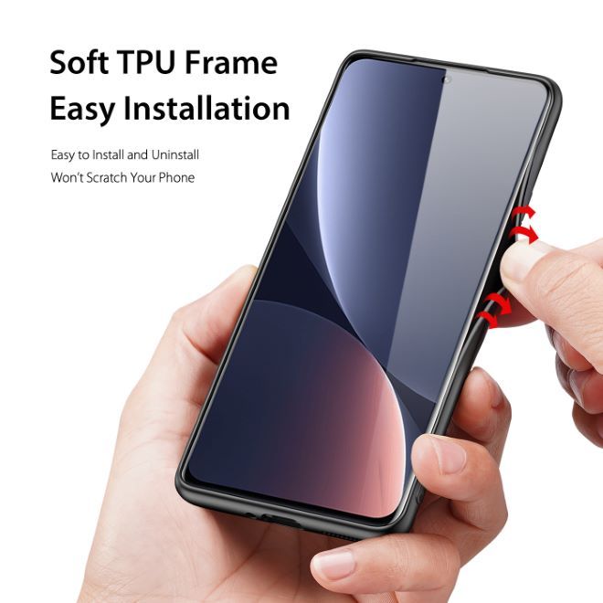 Dux Ducis - Xiaomi 12 Pro Hülle - Schickes Hardcase - Fino Series - blau