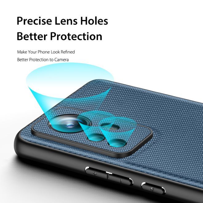 Dux Ducis - Xiaomi 12 Pro Hülle - Schickes Hardcase - Fino Series - blau