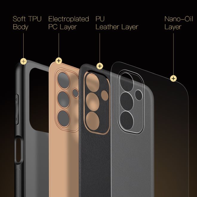 Dux Ducis - Samsung Galaxy A13 5G Hülle - Edles Hardcase - Yolo Series - schwarz