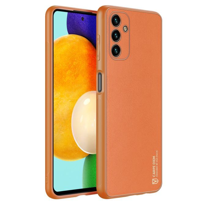 Dux Ducis - Samsung Galaxy A13 5G Hülle - Edles Hardcase - Yolo Series - orange