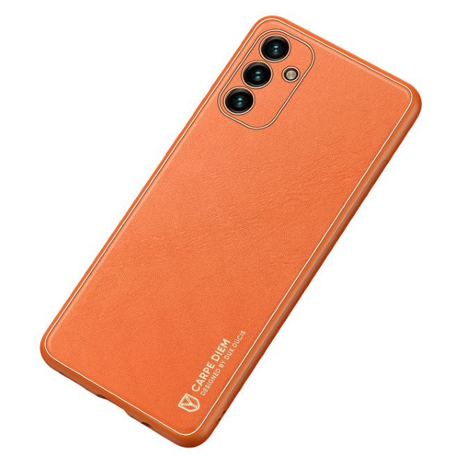 Dux Ducis - Samsung Galaxy A13 5G Hülle - Edles Hardcase - Yolo Series - orange
