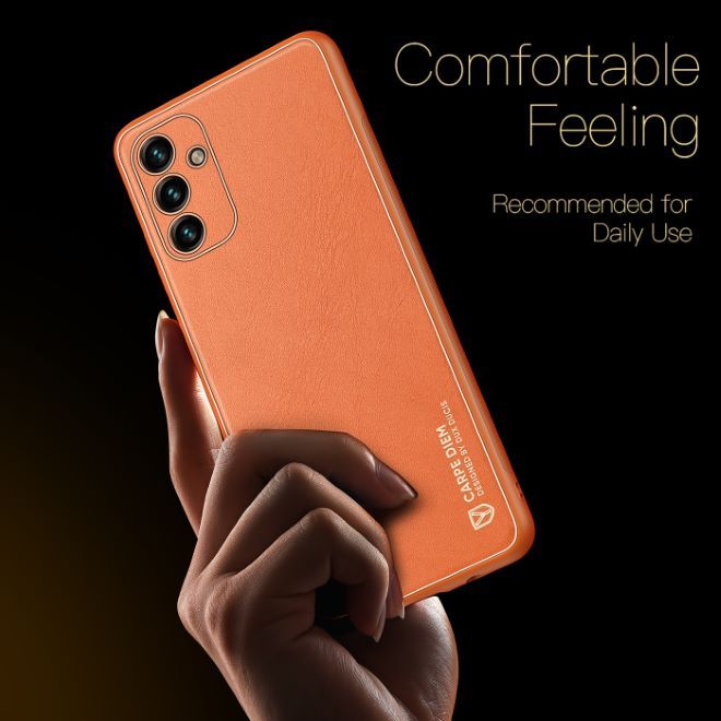 Dux Ducis - Samsung Galaxy A13 5G Hülle - Edles Hardcase - Yolo Series - orange