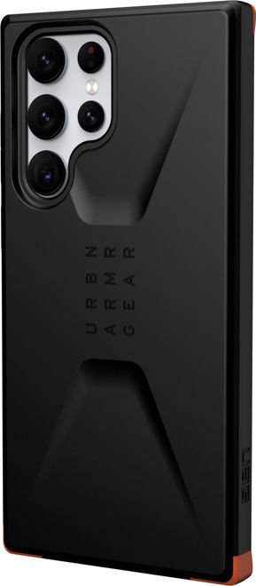 UAG - Samsung Galaxy S22 Ultra Hülle - Robustes Backcover - Civilian Case - schwarz