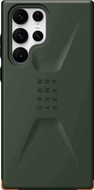 UAG - Samsung Galaxy S22 Ultra Hülle - Robustes Backcover - Civilian Case - olive