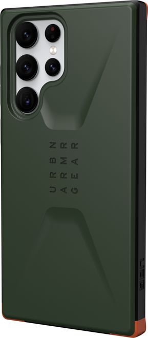 UAG - Samsung Galaxy S22 Ultra Hülle - Robustes Backcover - Civilian Case - olive