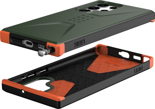 UAG - Samsung Galaxy S22 Ultra Hülle - Robustes Backcover - Civilian Case - olive