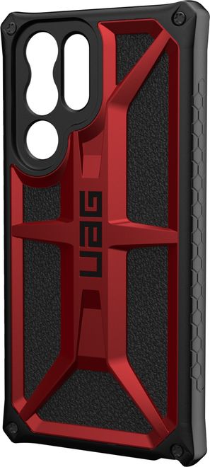 UAG - Samsung Galaxy S22 Ultra Hülle - Robustes Backcover - Monarch Case - crimson