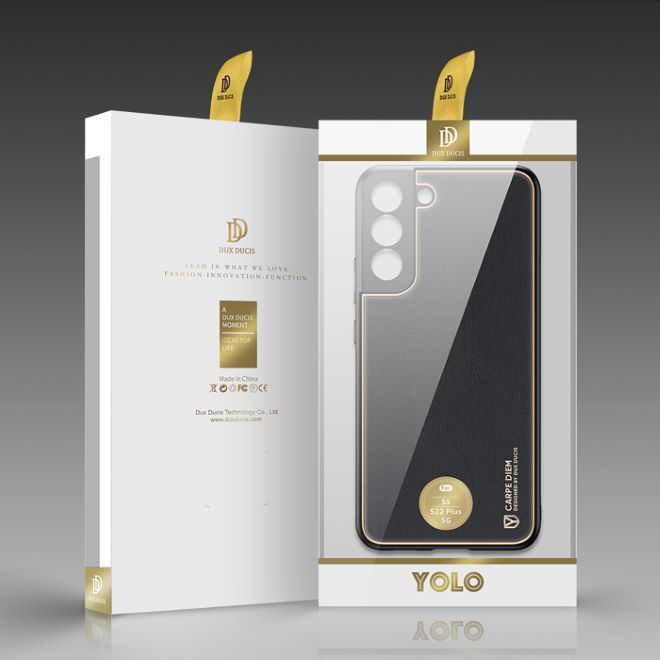 Dux Ducis - Samsung Galaxy S22+ Hülle - Edles Hardcase - Yolo Series - schwarz