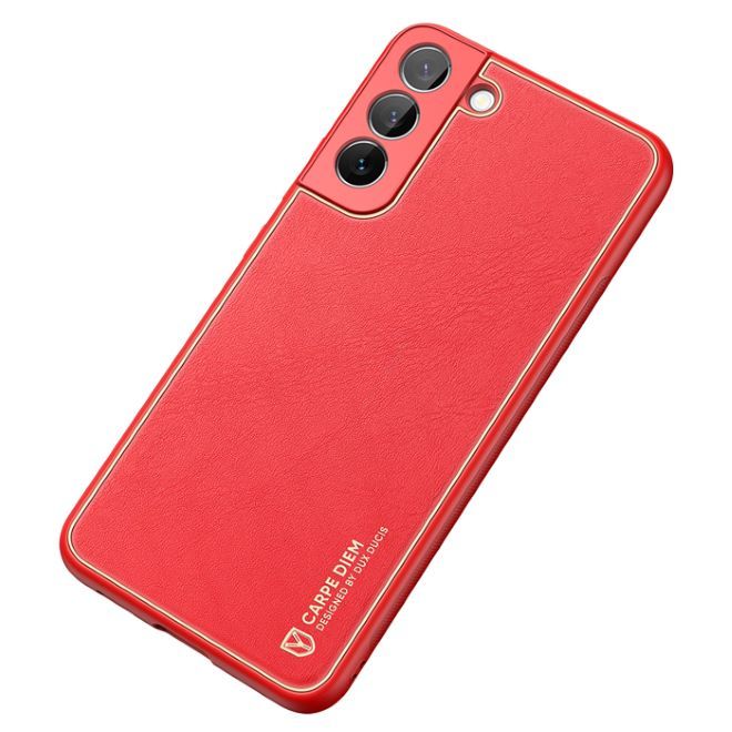 Dux Ducis - Samsung Galaxy S22+ Hülle - Edles Hardcase - Yolo Series - rot
