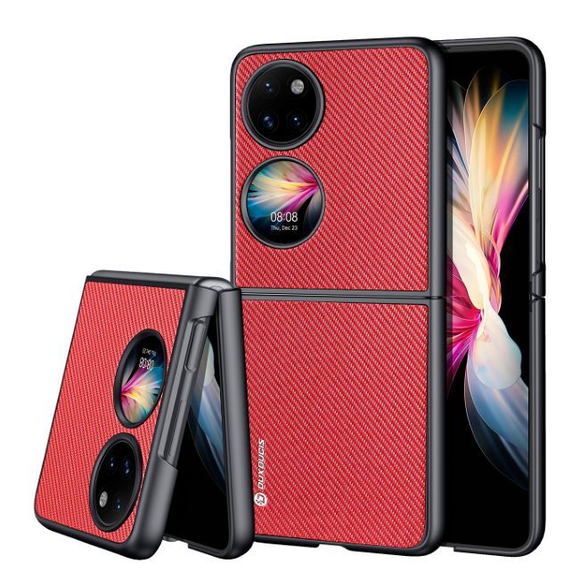 Dux Ducis - Huawei P50 Pocket Hülle - Schickes Hardcase - Fino Series - pink