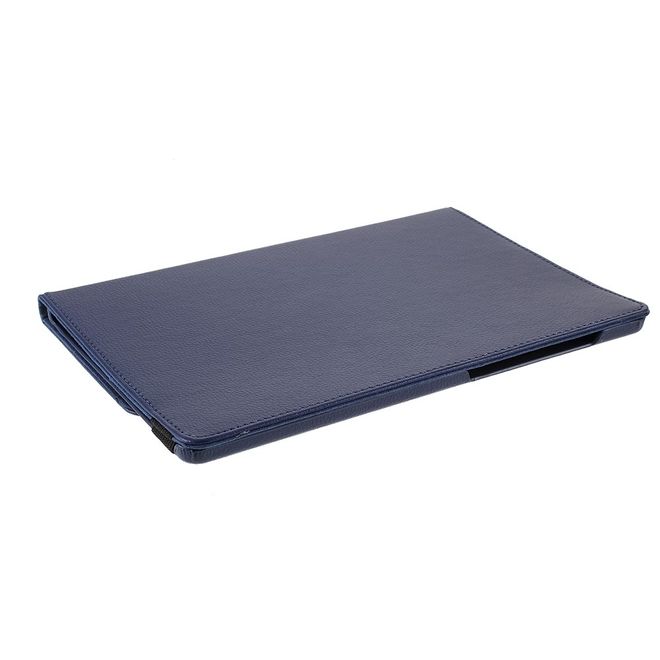 Samsung Galaxy Tab S8 Hülle - 360° rotierbares Case aus Leder - dunkelblau