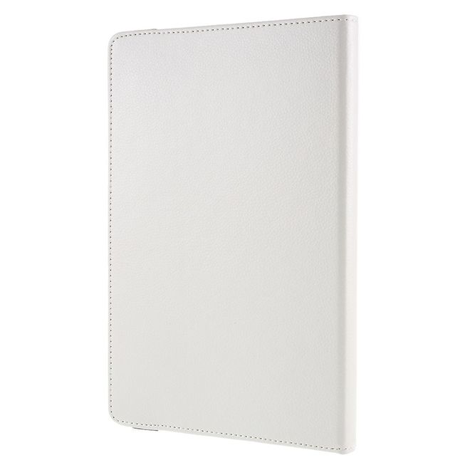 Samsung Galaxy Tab S8 Hülle - 360° rotierbares Case aus Leder - weiss