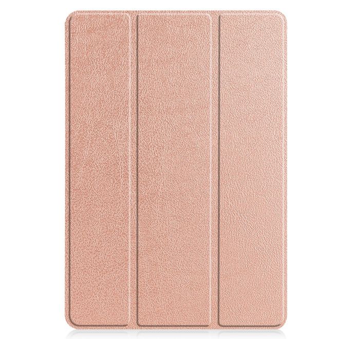 Samsung Galaxy Tab S8 Leder Hülle - dreifach faltbar - rosegold