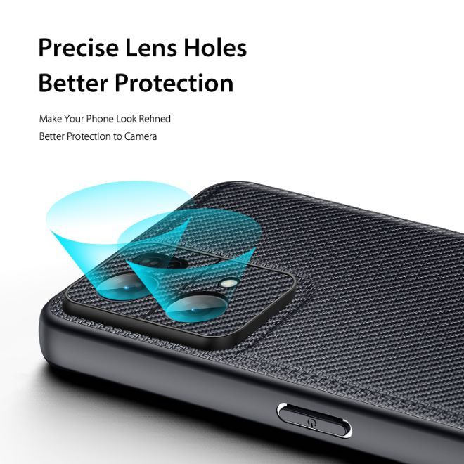 Dux Ducis - Oppo Reno7 Pro 5G Hülle - Schickes Hardcase - Fino Series - schwarz