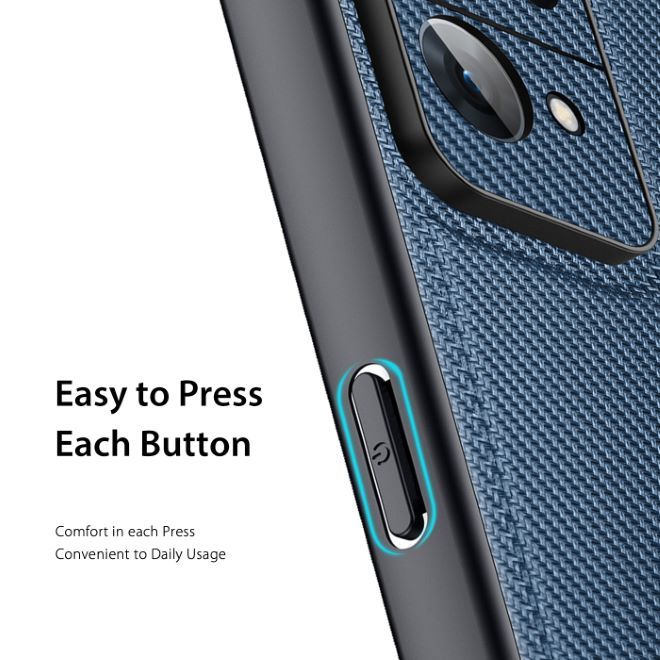 Dux Ducis - Oppo Reno7 Pro 5G Hülle - Schickes Hardcase - Fino Series - blau