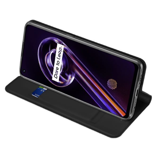 Dux Ducis - Realme 9 Pro+ Hülle - Handy Bookcover - Skin Pro Series - schwarz