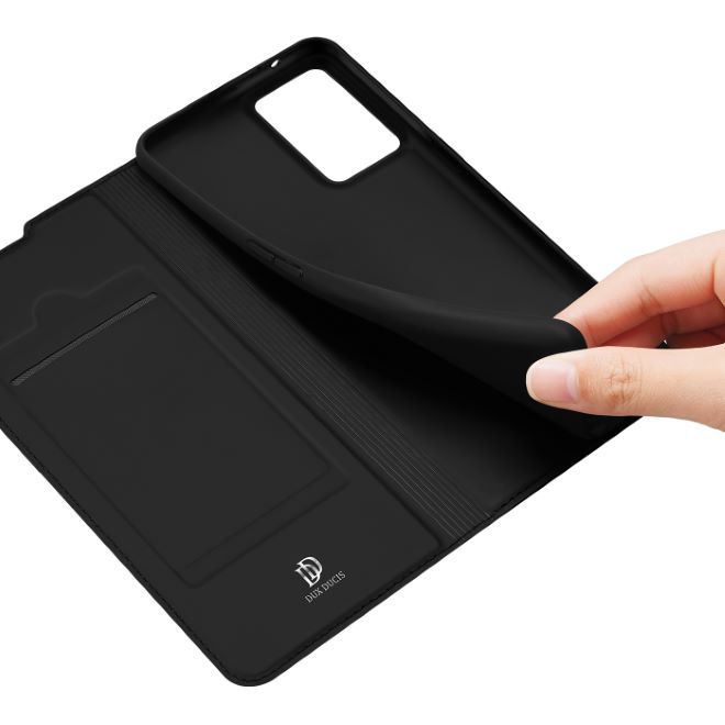 Dux Ducis - OnePlus Nord CE 2 5G Hülle - Handy Bookcover - Skin Pro Series - schwarz