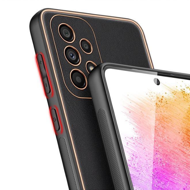 Dux Ducis - Samsung Galaxy A73 5G Hülle - Edles Hardcase - Yolo Series - schwarz