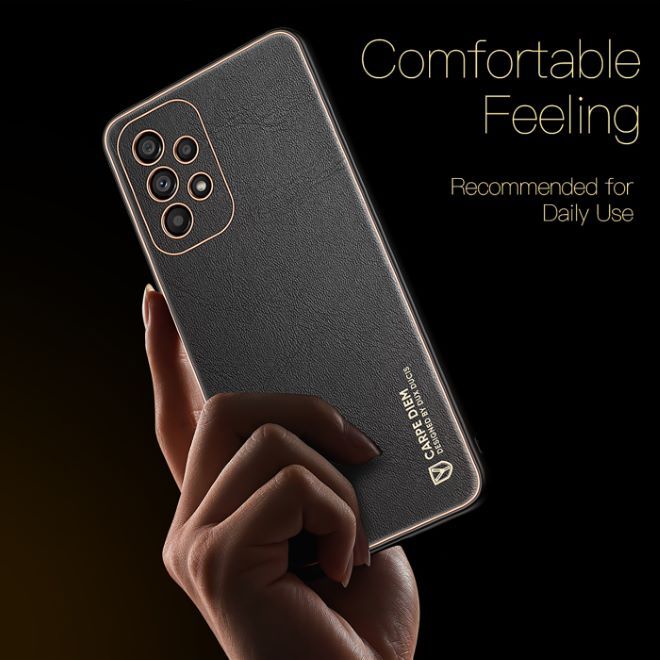 Dux Ducis - Samsung Galaxy A73 5G Hülle - Edles Hardcase - Yolo Series - schwarz