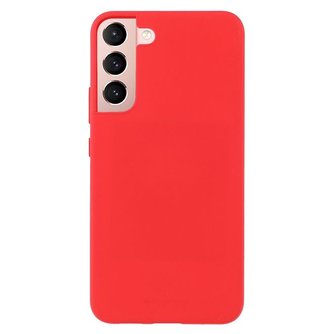 Goospery - Samsung Galaxy S22+ Handy Cover - TPU Soft Case - SF Jelly Series - rot