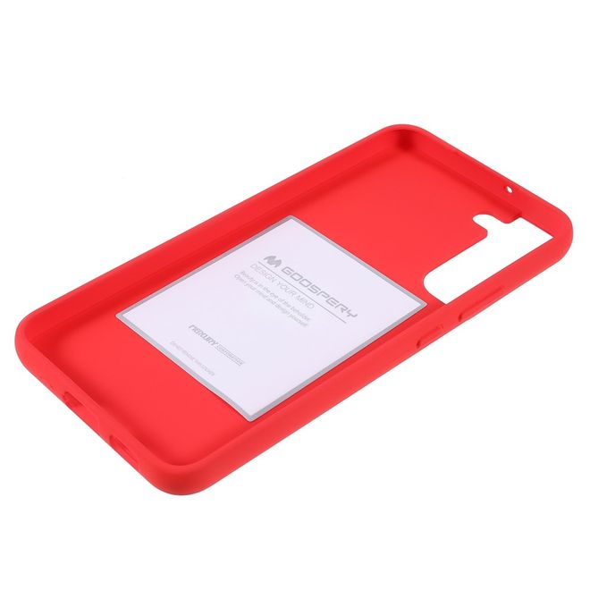 Goospery - Samsung Galaxy S22+ Handy Cover - TPU Soft Case - SF Jelly Series - rot