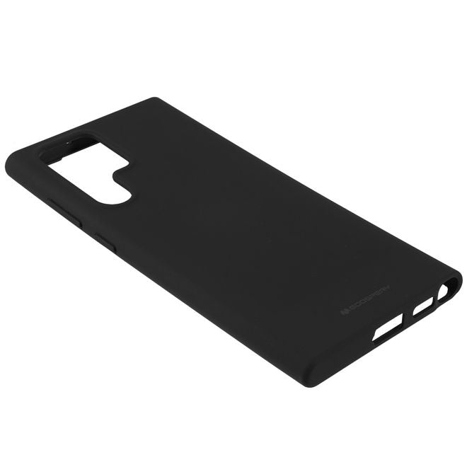 Goospery - Samsung Galaxy S22 Ultra Handy Cover - TPU Soft Case - SF Jelly Series - schwarz