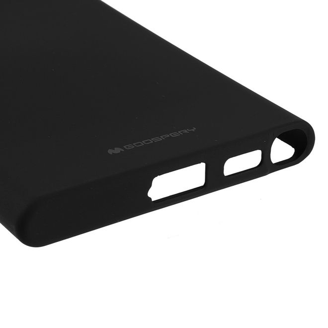 Goospery - Samsung Galaxy S22 Ultra Handy Cover - TPU Soft Case - SF Jelly Series - schwarz