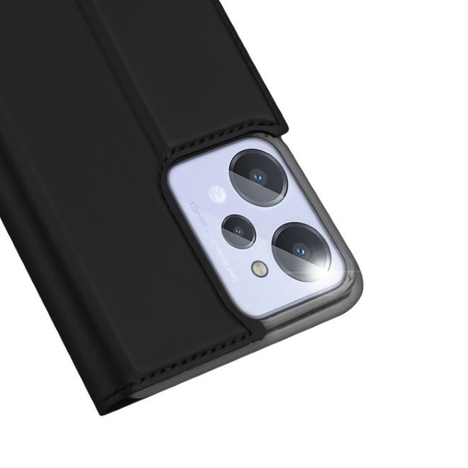 Dux Ducis - Realme C31 Hülle - Handy Bookcover - Skin Pro Series - schwarz