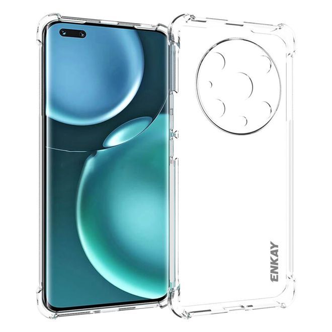 Enkay - Honor Magic4 Pro Handyhülle - Robustes TPU Softcase - transparent