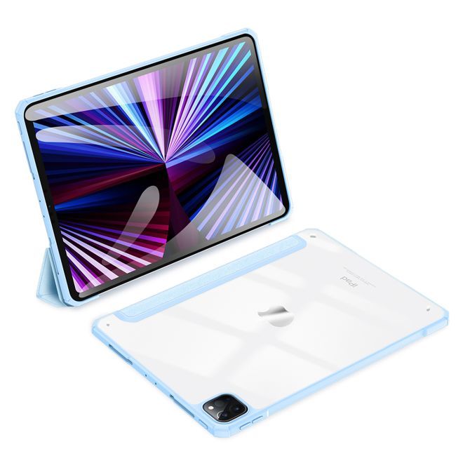 Dux Ducis - iPad Pro 11 (2022 / 2021 / 2020 / 2018) Hülle - Leder Bookcover - Copa Series - blau