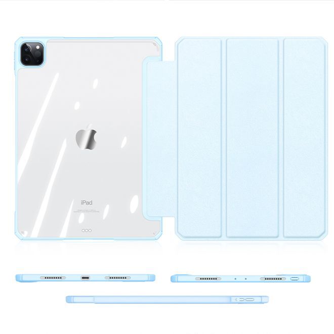 Dux Ducis - iPad Pro 11 (2022 / 2021 / 2020 / 2018) Hülle - Leder Bookcover - Copa Series - blau