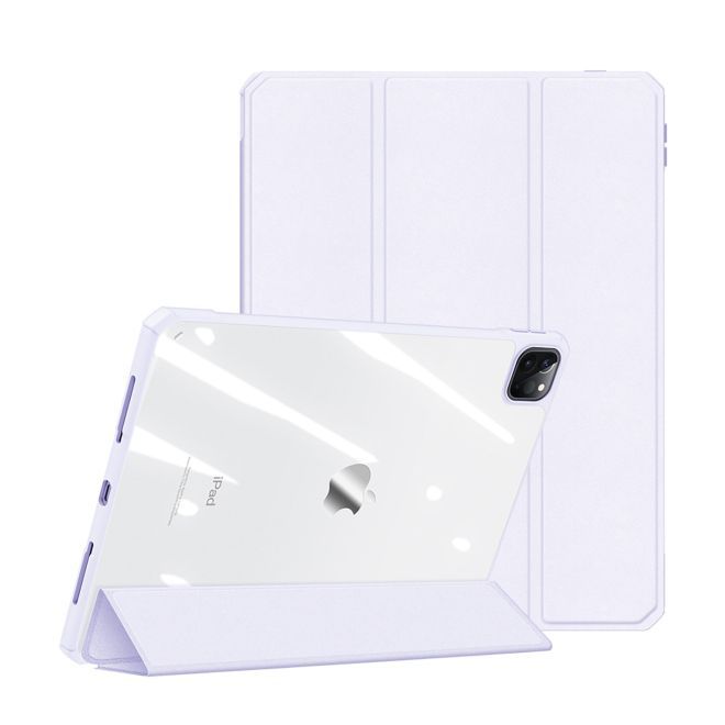 Dux Ducis - iPad Pro 11 (2022 / 2021 / 2020 / 2018) Hülle - Leder Bookcover - Copa Series - purpur