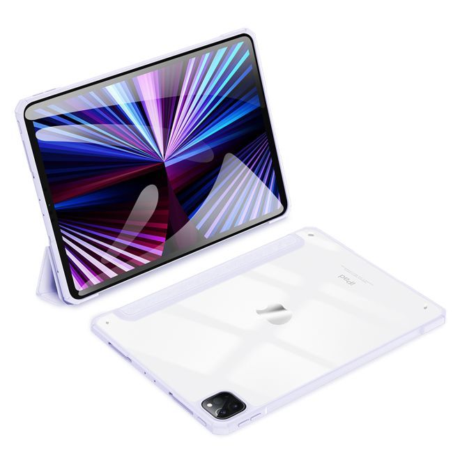 Dux Ducis - iPad Pro 11 (2022 / 2021 / 2020 / 2018) Hülle - Leder Bookcover - Copa Series - purpur